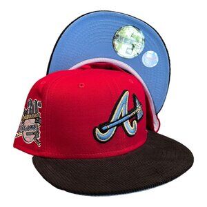 New Era Atlanta Braves 59FIFTY Fitted Hat Cap 30th Year Side Patch